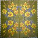 160 Narzissen - 3 lagig - 35x35 cm